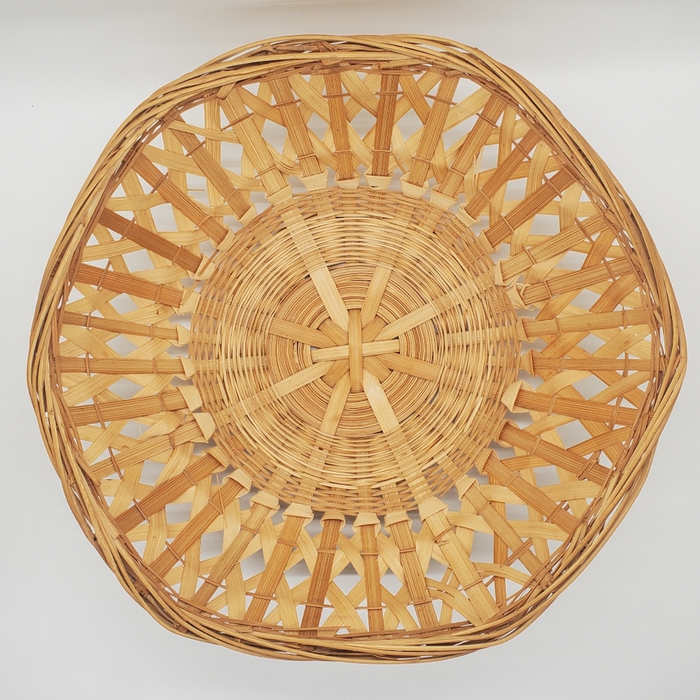 Vintage Wicker Woven Basket
